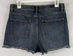 PINK Victoria's Secret womens cut-off high rise shorts Sz 10 stretch Distressed