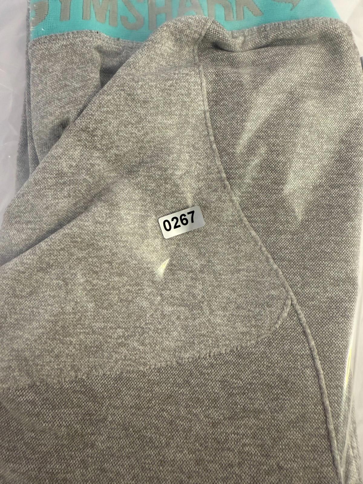 Gymshark Dry Light Gray Athletic Yoga Pants Workout Leggings Womens Small Gym