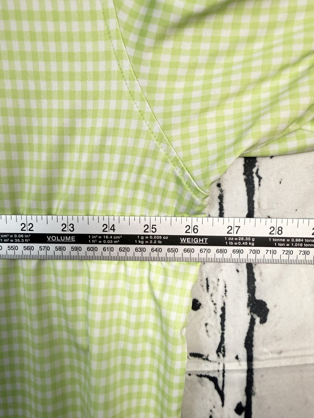FJ FootJoy Polo Shirt Mens Size XL Tall Green Checkered Casual Golf Short Sleeve