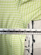 FJ FootJoy Polo Shirt Mens Size XL Tall Green Checkered Casual Golf Short Sleeve