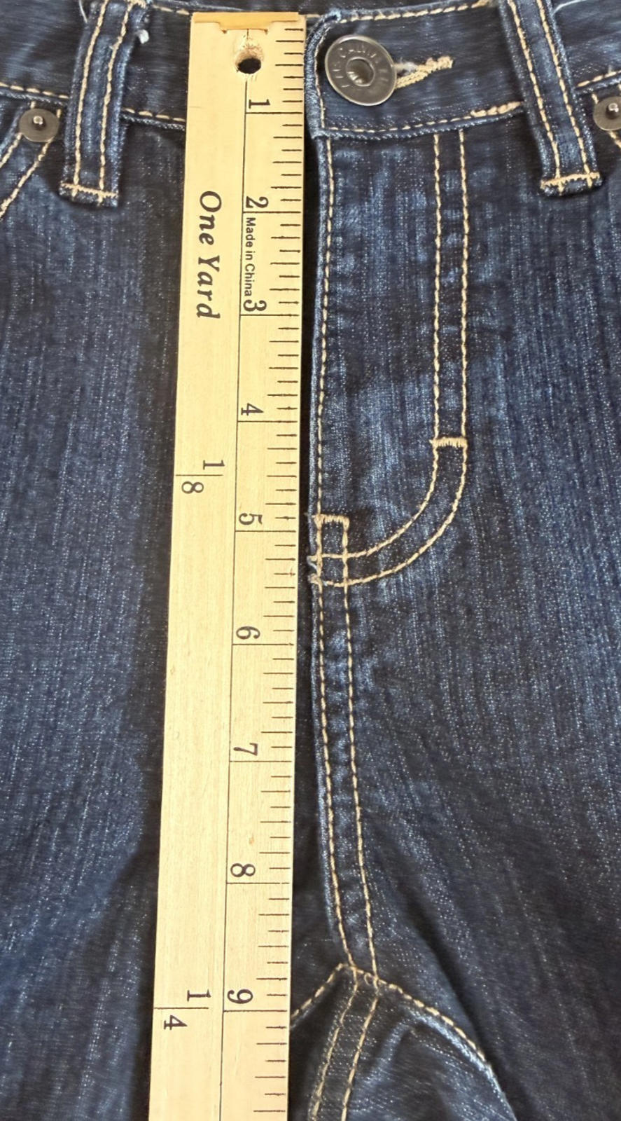 Calvin Klein Womens Skinny Jeans Size 28/6 Mid-Rise Blue Denim
