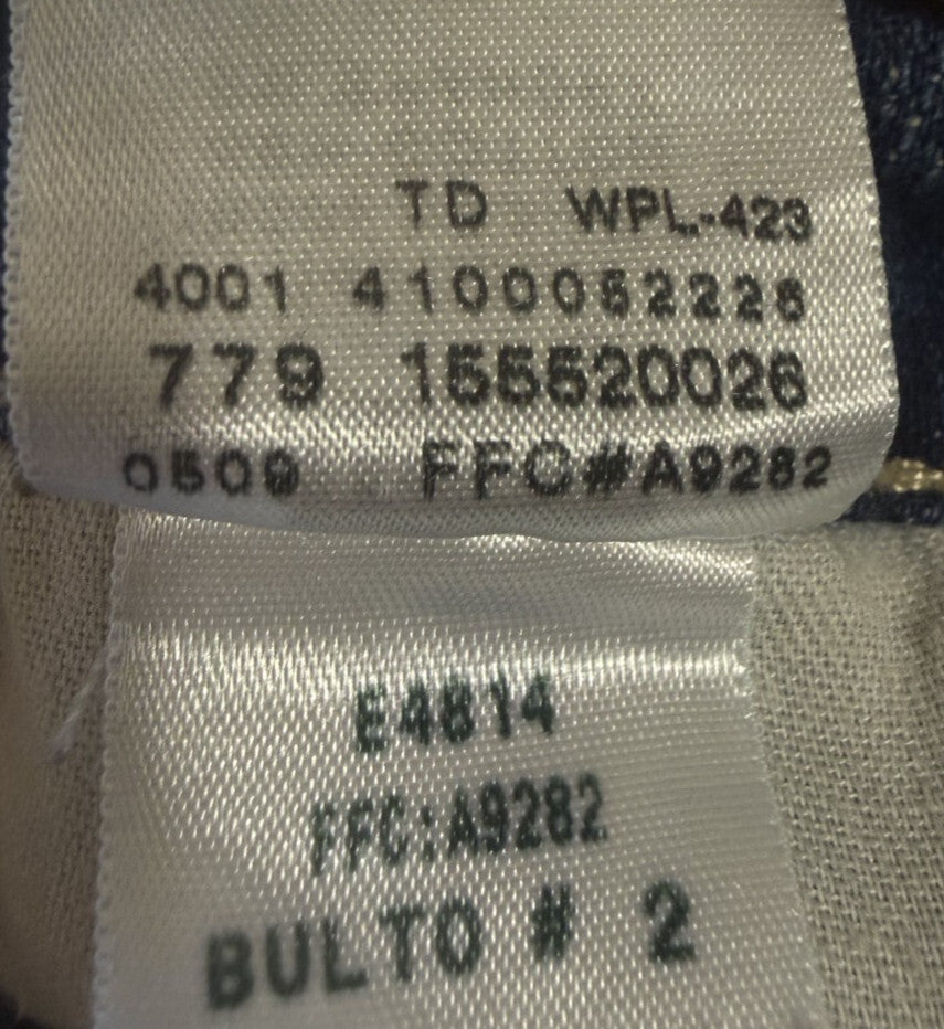 Levis 550 Womens Jeans Blue Size 12M Relaxed Bootcut Stretch Mid Denim
