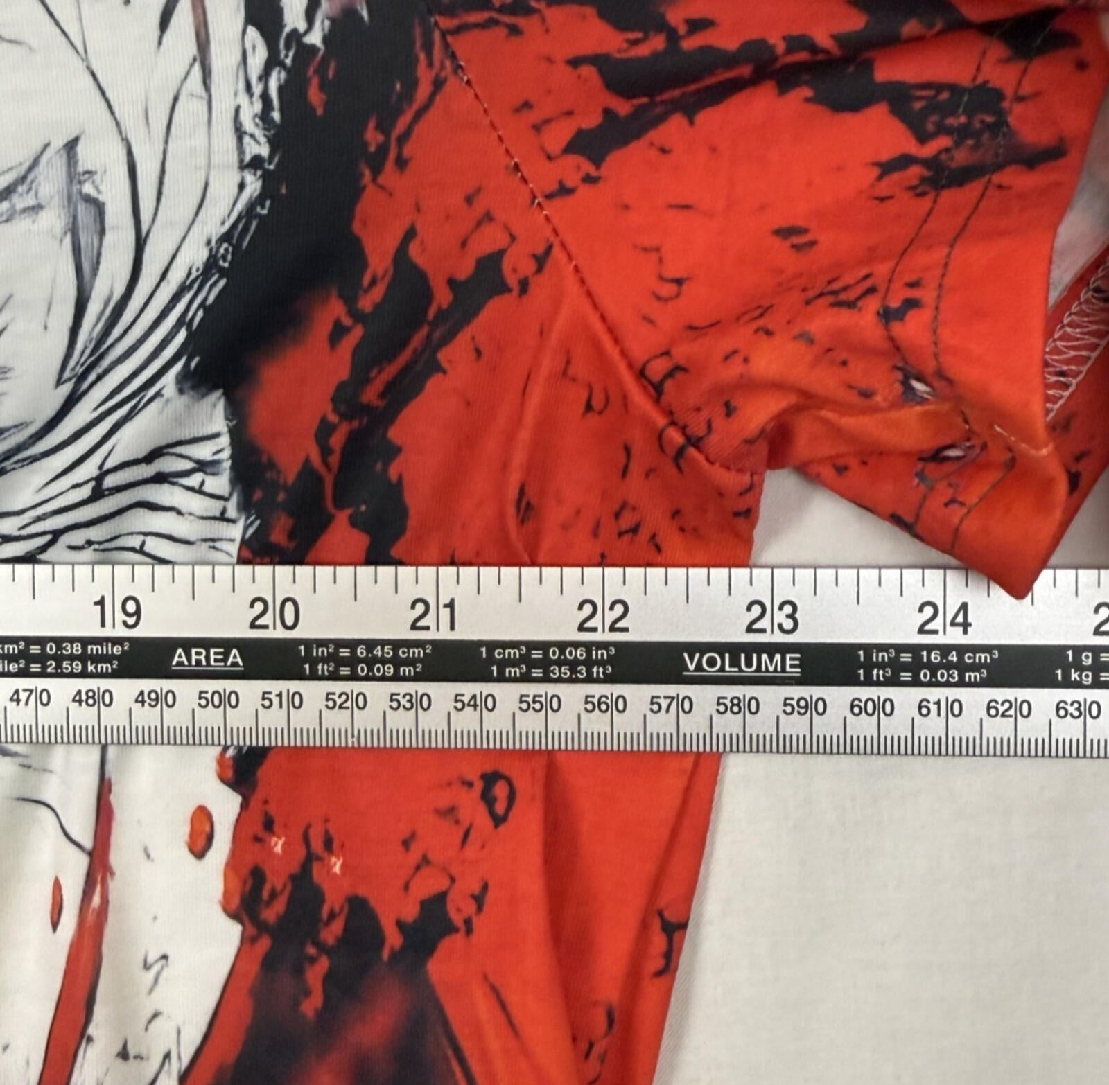 NWT Ouku Creepy Clown Pennywise Mens Size L All-Over Print Short Sleeve