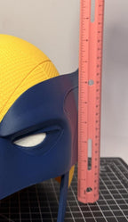 3D Printed Wolverine Face Mask Helmet Mesh Eyes Adult Mediumish