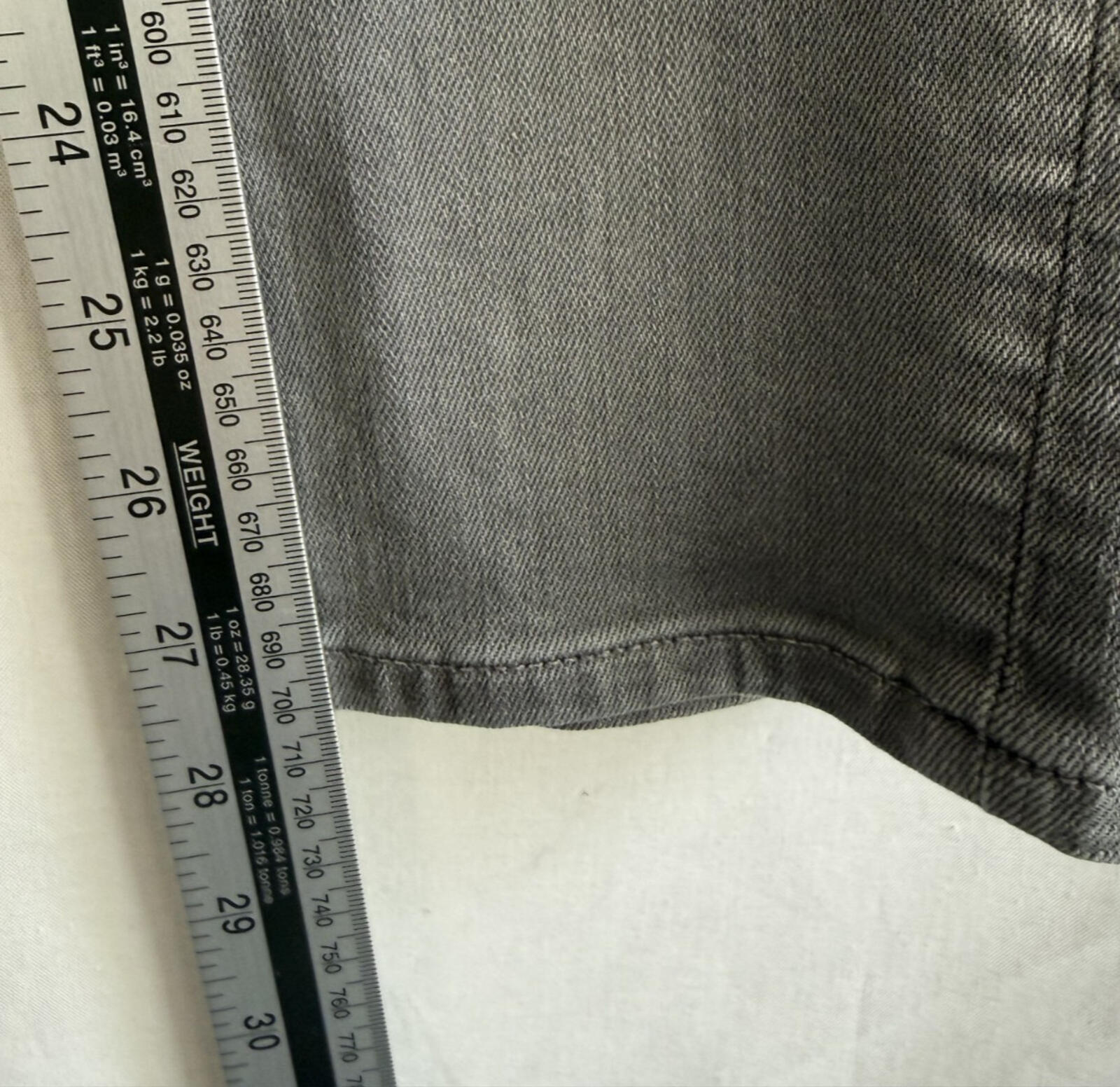 American Eagle Jeans Mens 29x30 Grey Stretch Denim Next Level Flex Skinny
