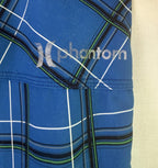 Hurley Phantom Board Shorts Mens Large Blue Plaid Swim Trunks Cargo