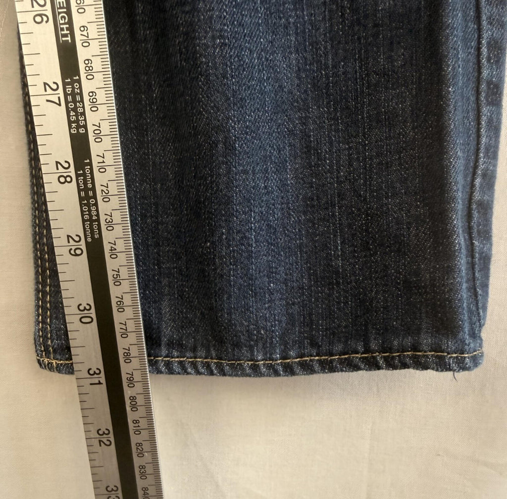 American Eagle 77 Straight Jeans Womens Size 6 Long Blue Denim 30x31