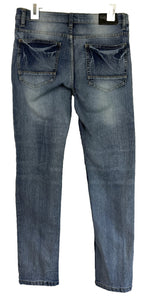 Southpole Jeans Mens 32 x 30 Skinny Distressed Stretch Blue Denim Skater