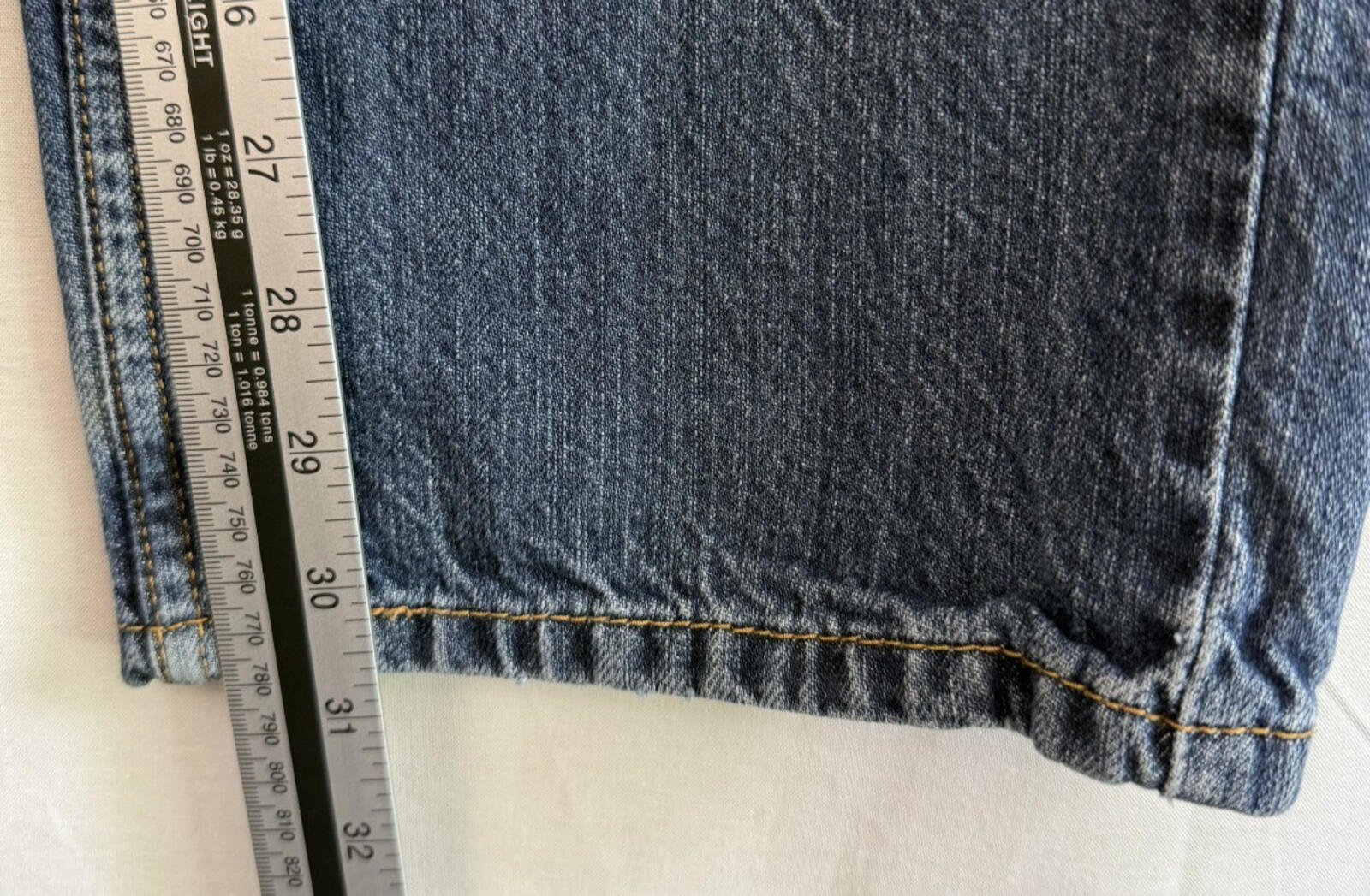 Levi's 559 jeans men's 34 x 32 relaxed fit straight blue denim Pants retro