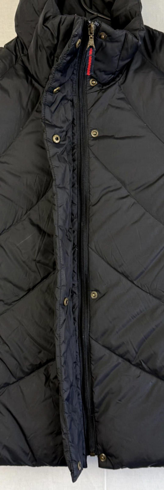 Tommy Hilfiger Womens Puffer Jacket Size Small ~ Black ~ Down\Waterfowl Insulate