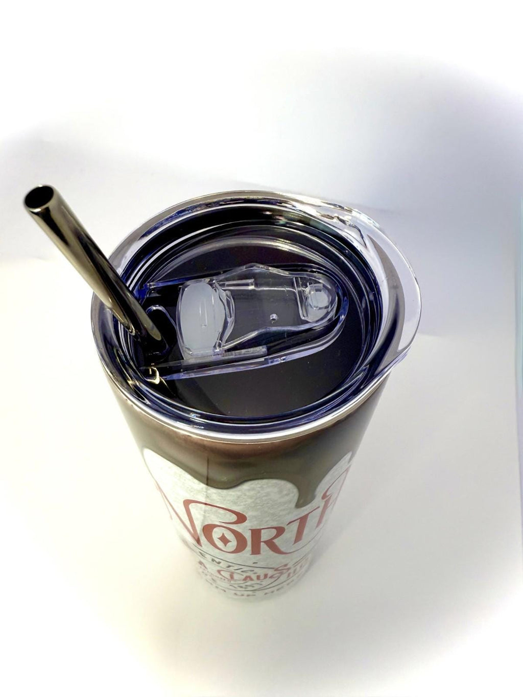 20 oz Hot Chocolate Stainless Steel Tumbler with Lid, Straw