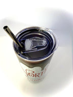 20 oz Hot Chocolate Stainless Steel Tumbler with Lid, Straw