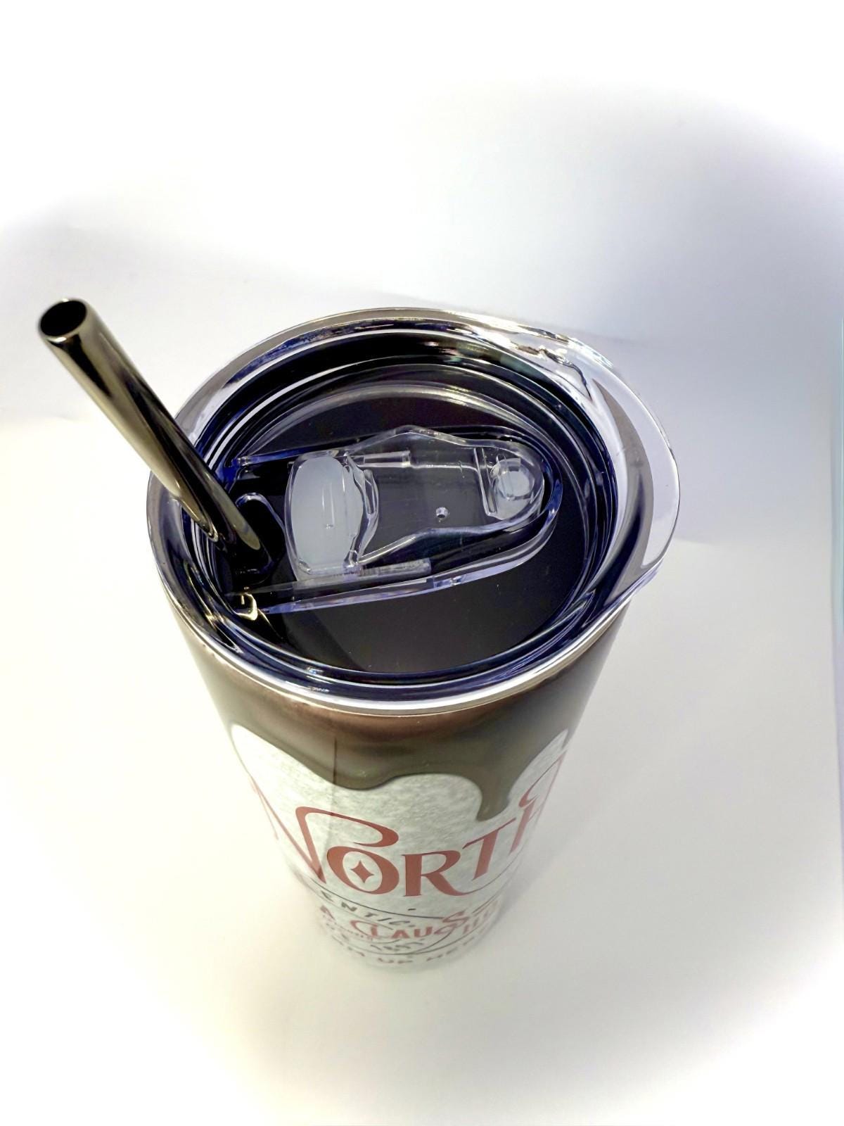 20 oz Hot Chocolate Stainless Steel Tumbler with Lid, Straw