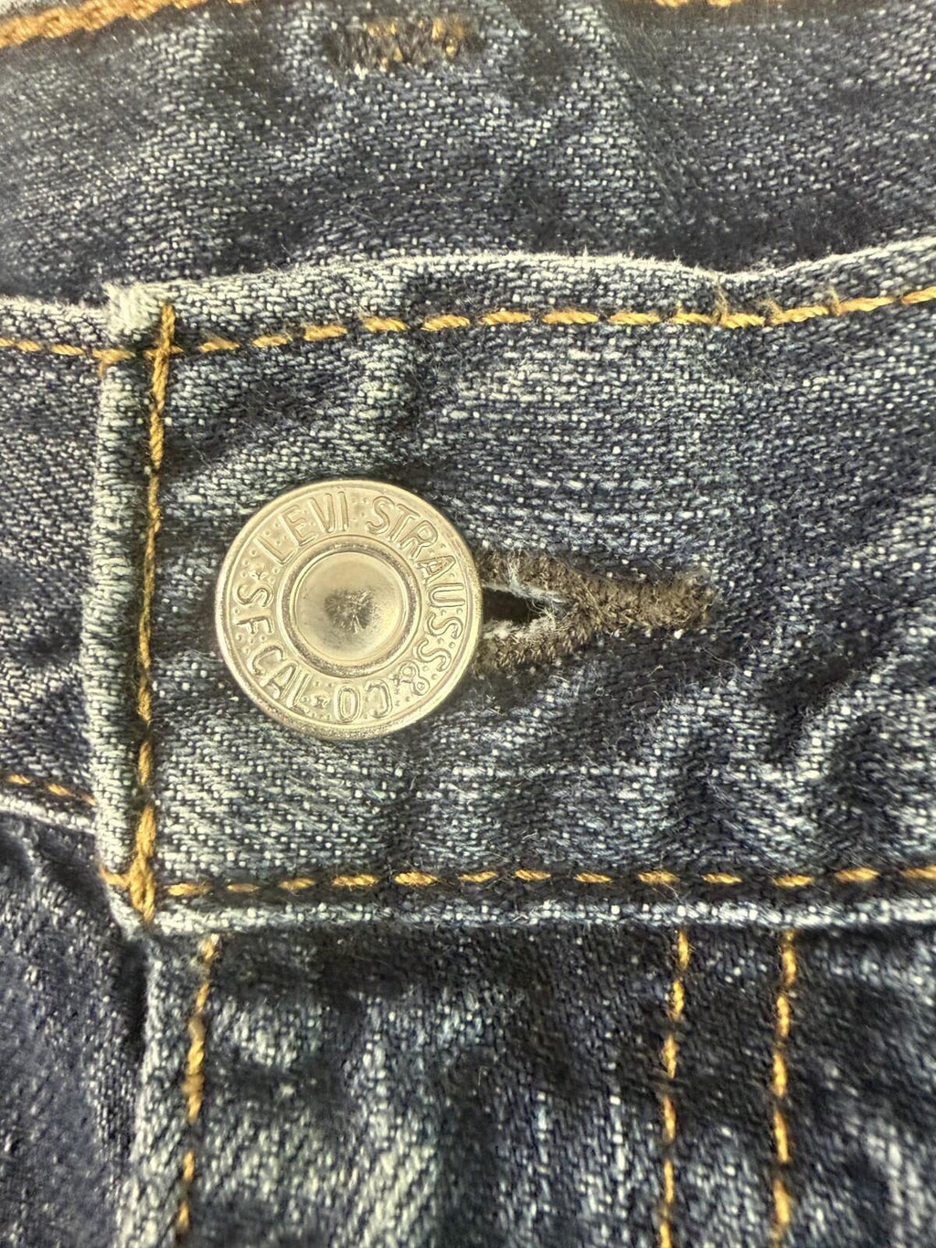 Levi's 559 jeans men's 34 x 32 relaxed fit straight blue denim Pants retro