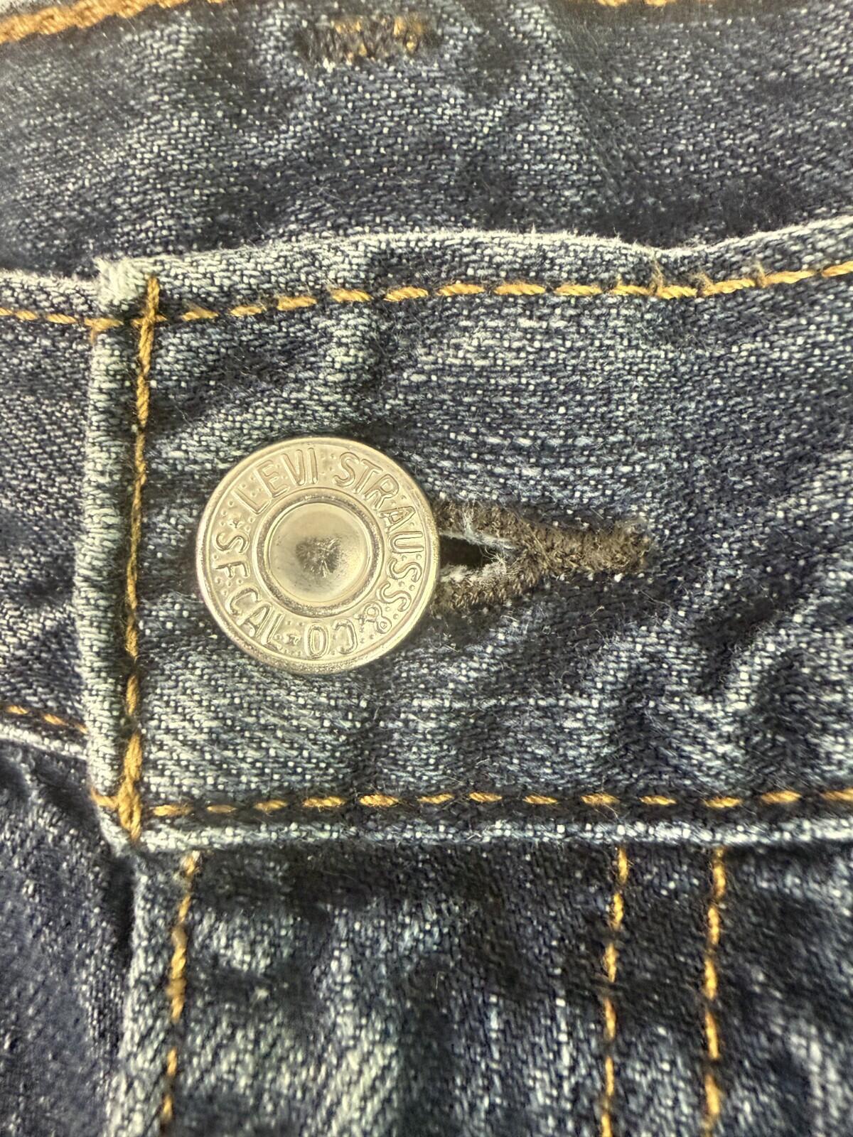 Levi's 559 jeans men's 34 x 32 relaxed fit straight blue denim Pants retro