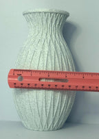 Stone Look Vase - 3D Printed in PLA Plastic - 7 inches Tall