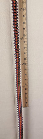 3D Printed LONG Dragon/Snake - PLA - Rainbow and White - 5 Feet 4 Inches