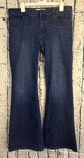 KanCan Maurices Womens Flare Jeans Size 13 Dark Wash Mid Rise