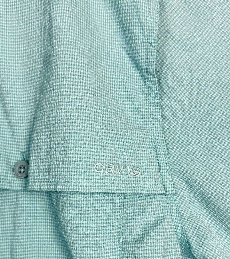Orvis Open Air Caster Ventilated Short Sleeve Fishing Shirt Mens Sz Medium Blue