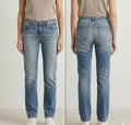J.Crew Matchstick Womens Sz 31 Mid Rise Light Wash Distressed Denim Jeans