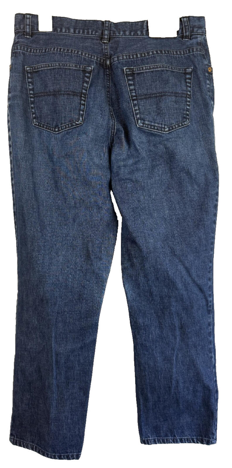Lauren Ralph Lauren Jeans Women Size 12P Petite Blue Classic Straight Whiskers