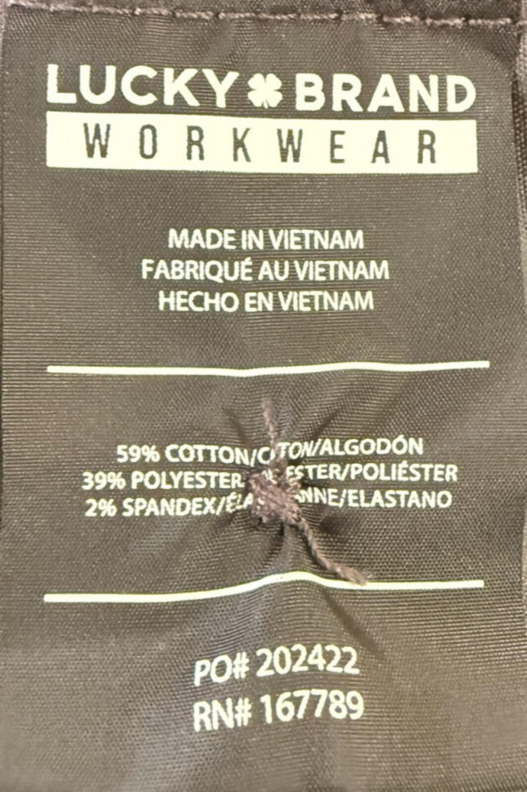 Lucky Brand Workwear Ripstop Cargo Shorts Charcoal Gray Size 44
