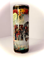 20 oz Halloween Mom Stainless Steel Tumbler with Lid, Straw Halloween