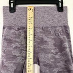 Gymshark Leggings Womens XS Purple Camouflage Gym Yoga Ankle Pants