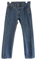 Levi's 505 Mid Blue Denim Straight Leg Jeans Zip Fly Mid Rise Men's W30 L30