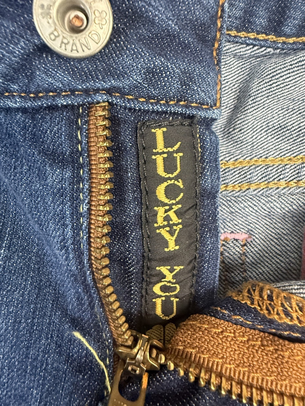 Lucky Brand Dungarees Lola Straight Womens Jeans Size 28 Denim Blue