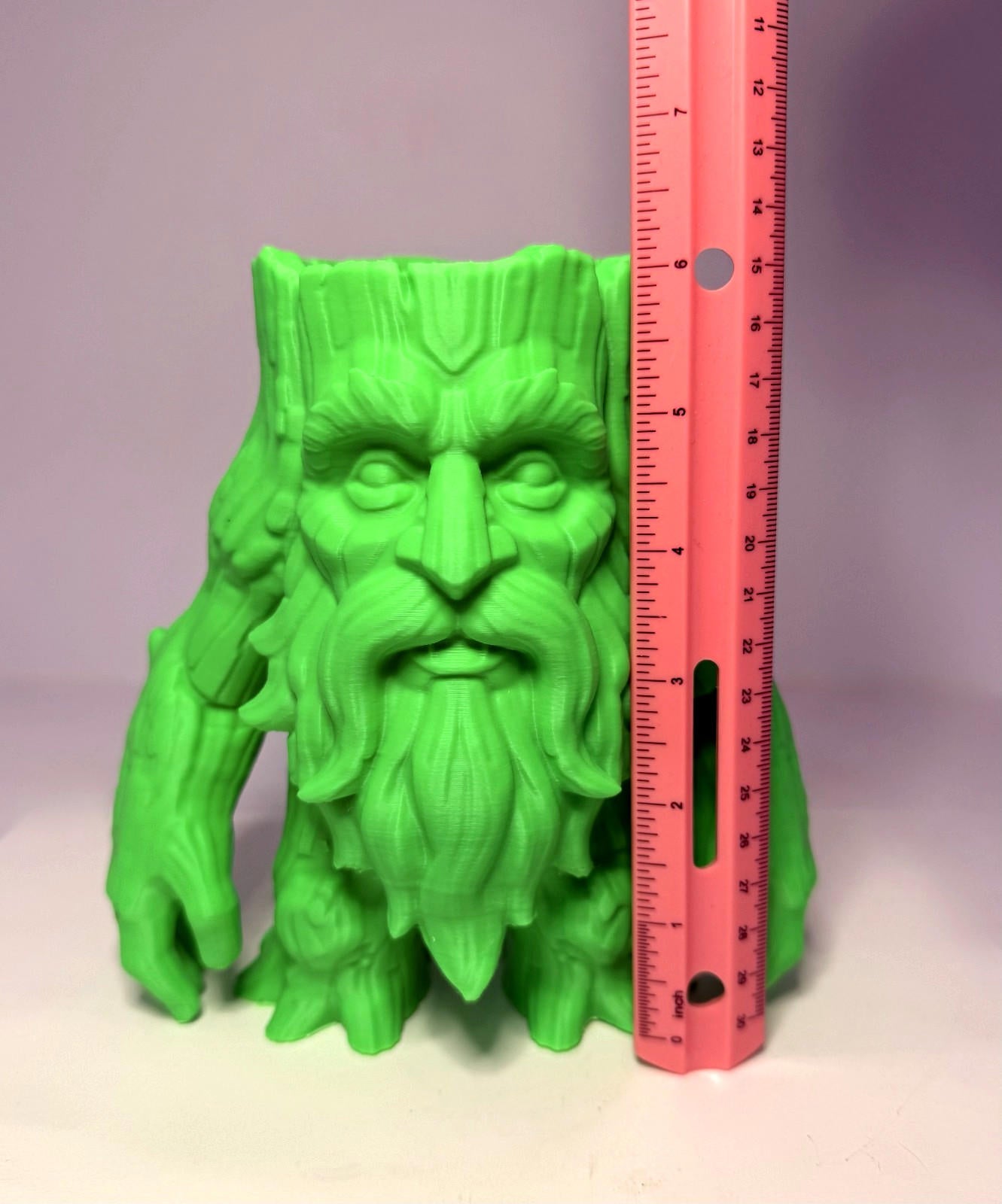 3D Printed Green Man Planter - 6 Inch - Indoor