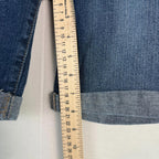 Aeropostale Womens Bermuda Shorts Sz 10 Distressed Denim