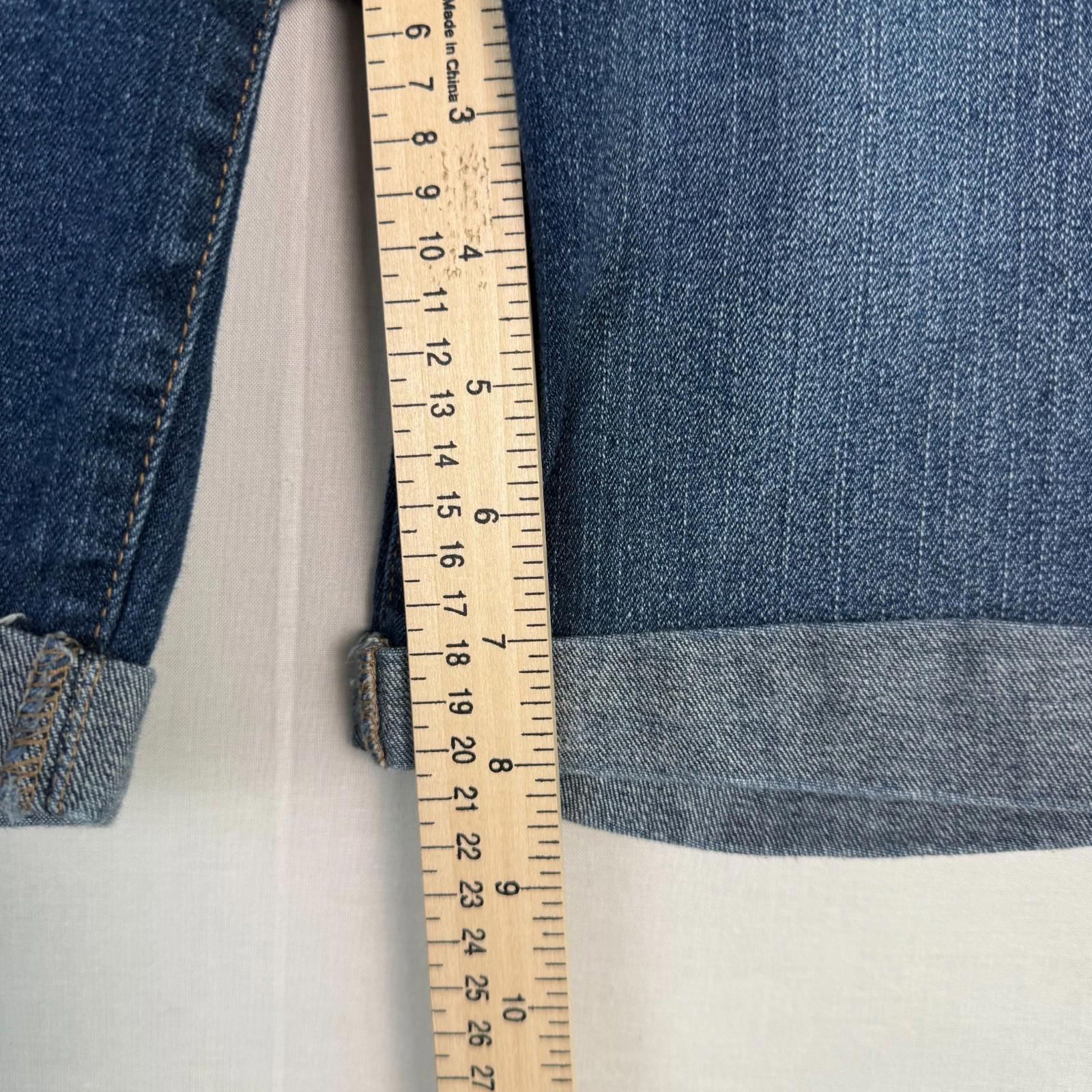 Aeropostale Womens Bermuda Shorts Sz 10 Distressed Denim