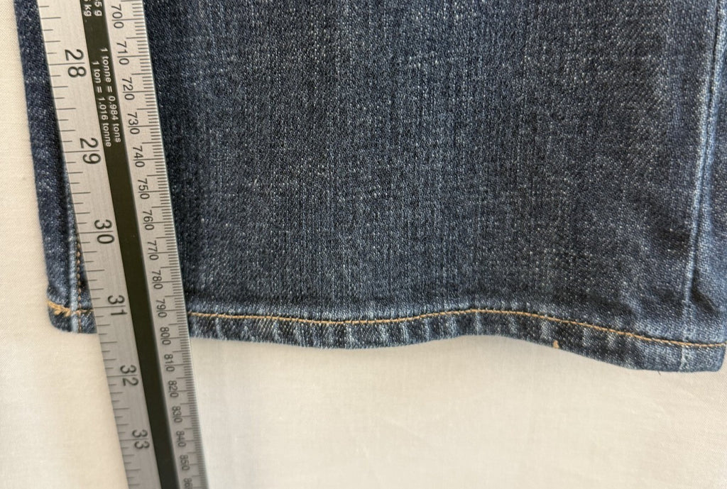 J. Crew Jeans Womens Size 27 Blue Bootcut Dark Wash Stretch Denim
