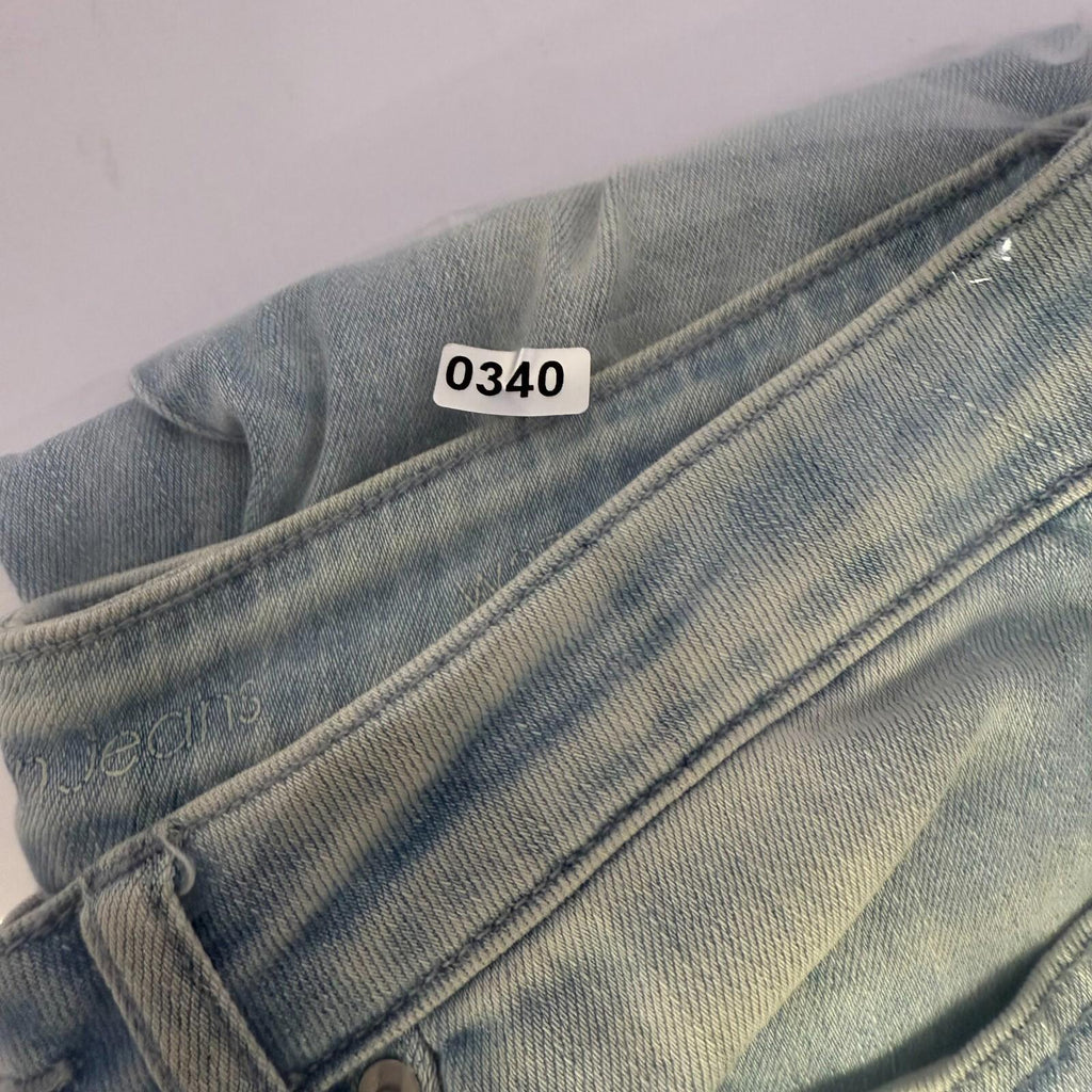 Calvin Klein Jeans Womens W27 Blue Skinny Mid Rise Ankle Denim
