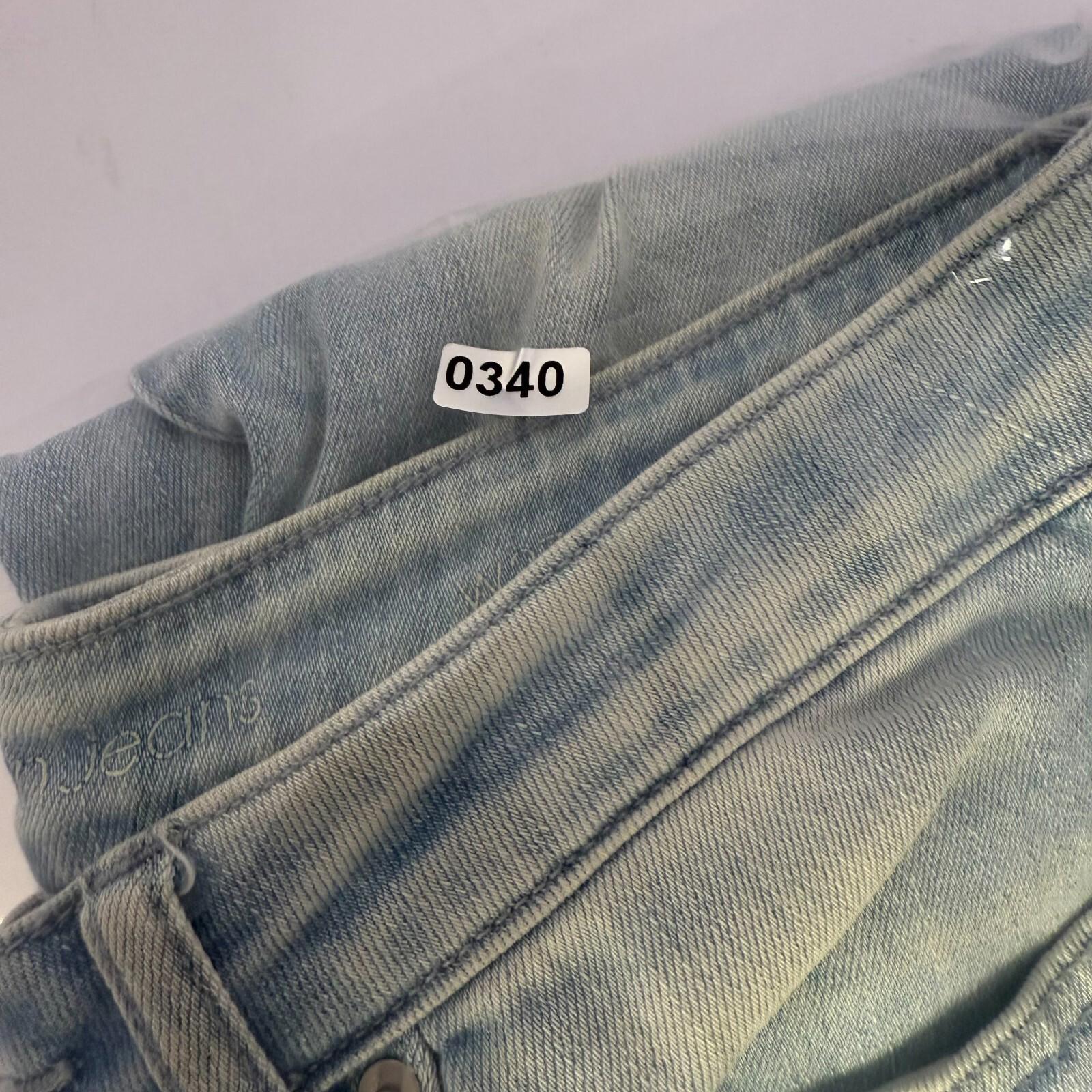 Calvin Klein Jeans Womens W27 Blue Skinny Mid Rise Ankle Denim