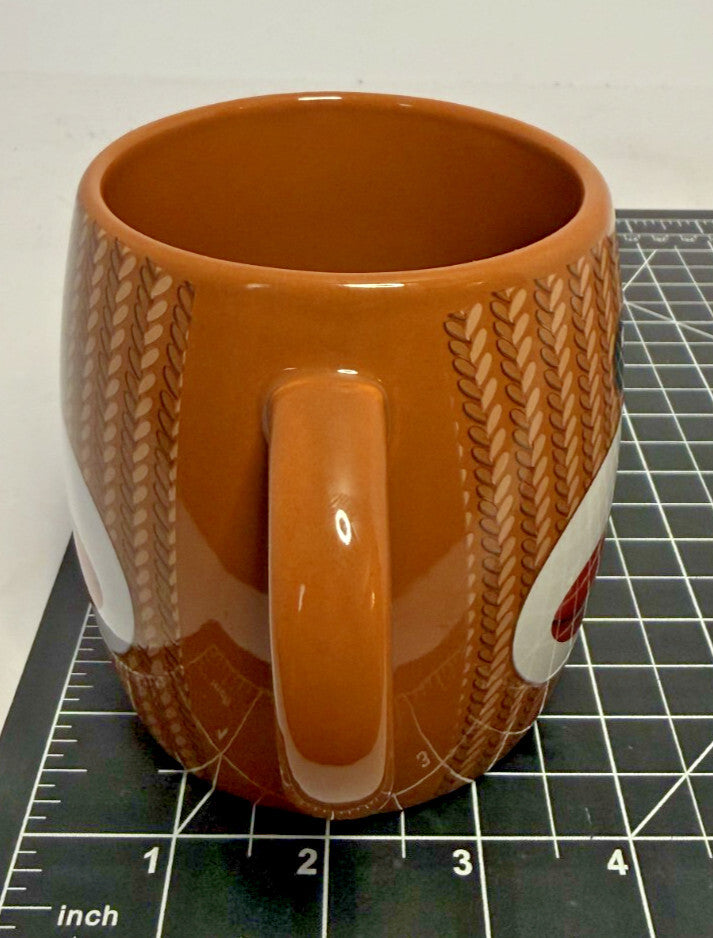 Galerie Sock Monkey 12 oz Ceramic Coffee Or Cocoa Mug With 2 Handles