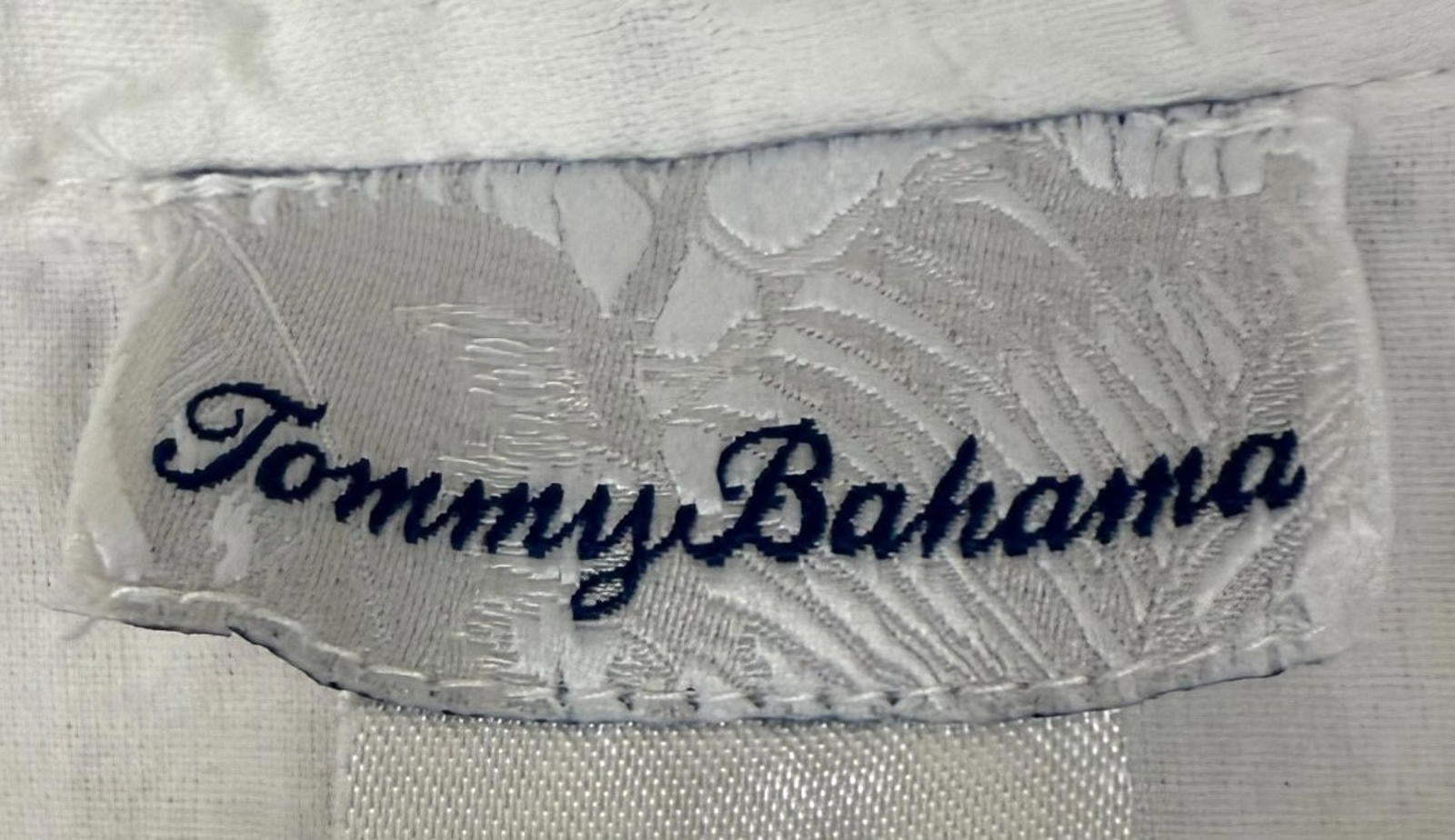 Tommy Bahama Womens Shirt Size XS 100% Cotton Flowy White Embroidered