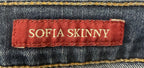 Lucky Brand Jeans Womens Sz 8/29 Sofia Skinny Whiskered Dark Wash Stretch