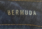 Aeropostale Womens Bermuda Shorts Sz 10 Distressed Denim