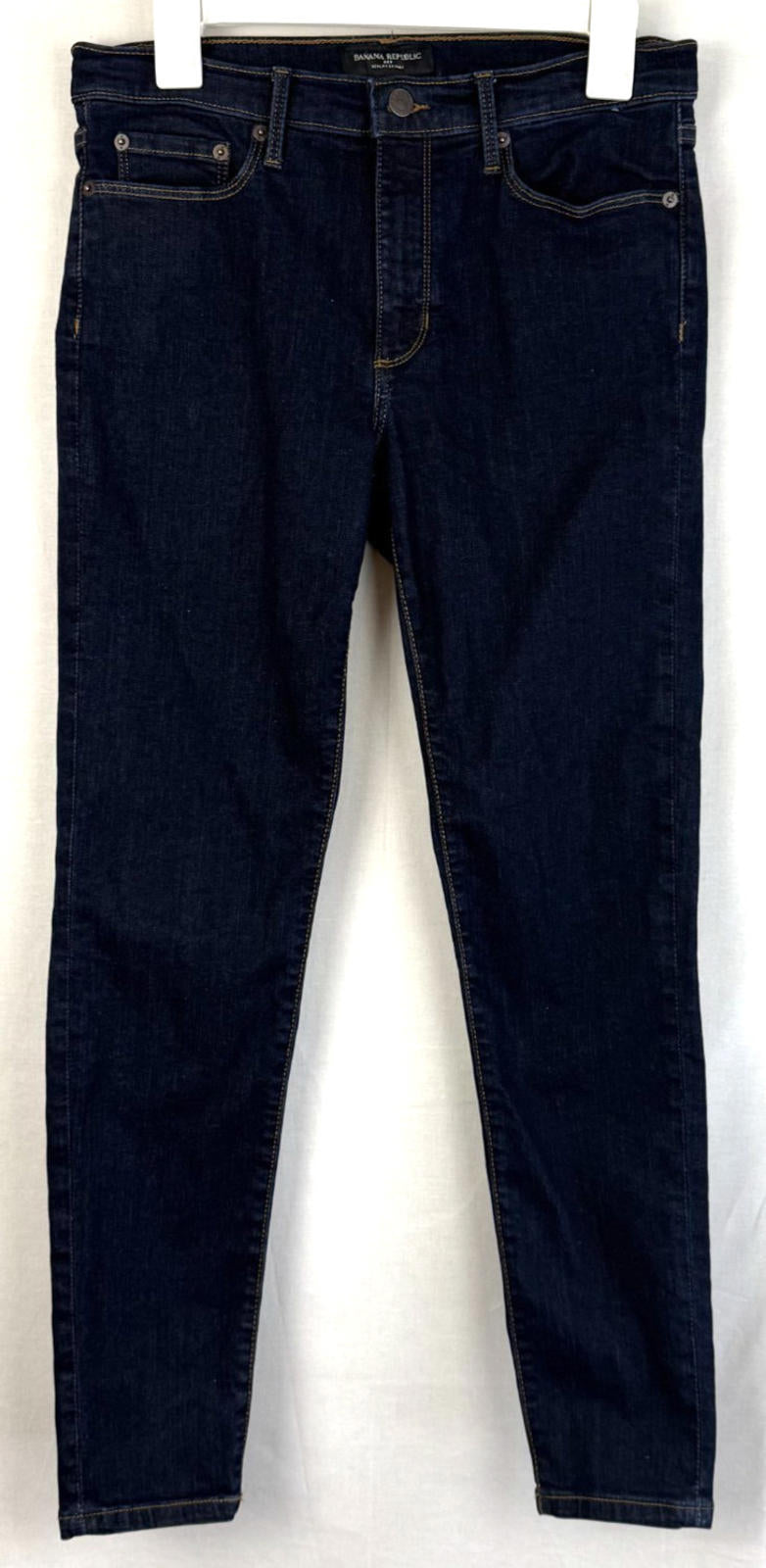 Banana Republic Womens Jeans Size 29/8 Sculpt Skinny Mid Rise Dark Wash