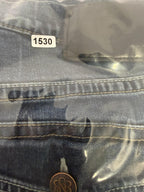 Rock & Republic Neil Straight Mens Sz 34x34 Dark Wash Jeans Stretch Flap Pockets