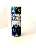 20 oz Gamer Fuel Stainless Steel Tumbler with Lid, Straw