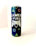 20 oz Gamer Fuel Stainless Steel Tumbler with Lid, Straw