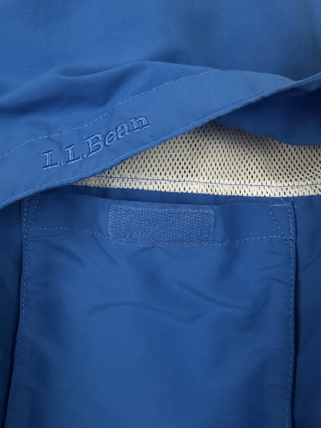 LL BEAN Shirt Mens 2xl XXL Tall Vented Long Sleeve Fishing Hiking Blue