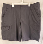 Lucky Brand Workwear Ripstop Cargo Shorts Charcoal Gray Size 44
