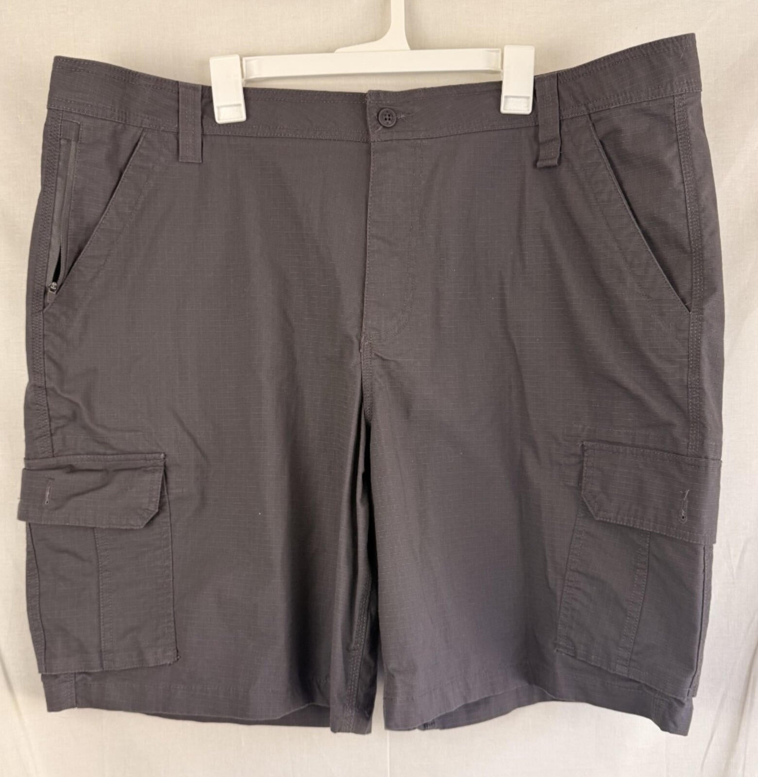 Lucky Brand Workwear Ripstop Cargo Shorts Charcoal Gray Size 44