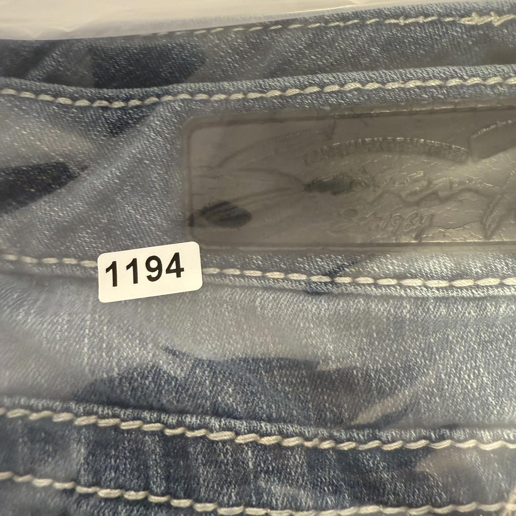 Seven7 Womens Denim Jeans Size 20 Short Bootcut Dark Light Distressed