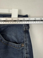 Rock & Republic Neil Straight Mens Sz 34x34 Dark Wash Jeans Stretch Flap Pockets