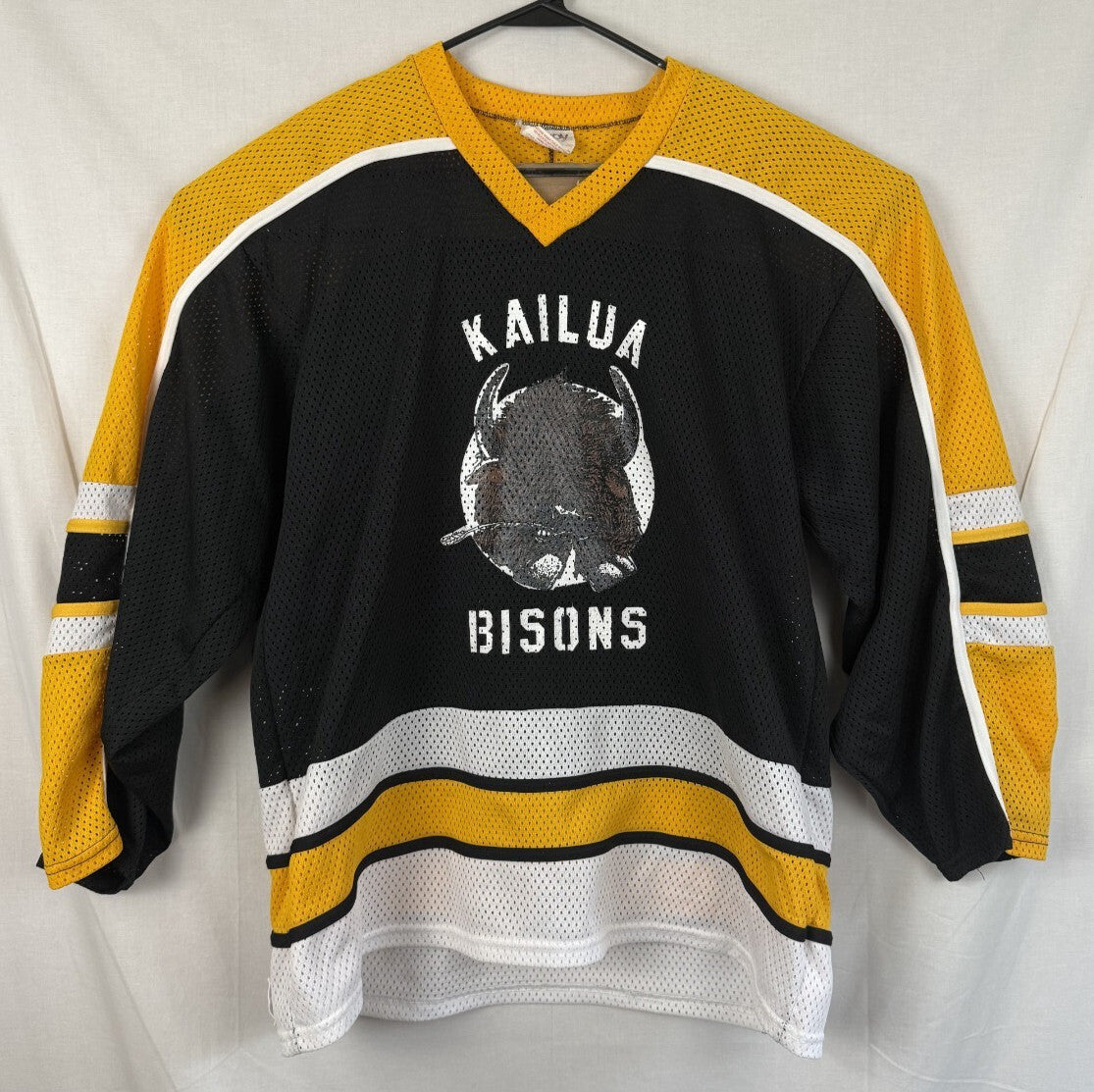 ProJoy Custrom made Ice Hockey Jersey "Kailua Bisons" #12 Mark Mens M